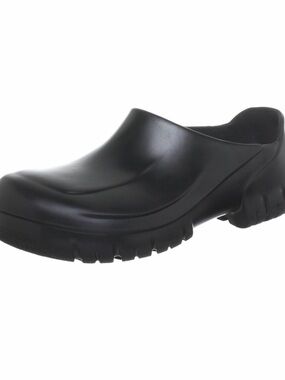 Birkenstock Black Slip-On Clog with Lug Sole
